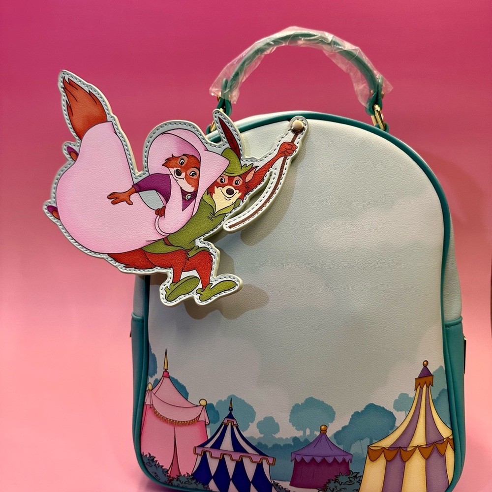 Robin Hood and Maid Marian Themed loungefly Backpack - Picture 5 of 6
